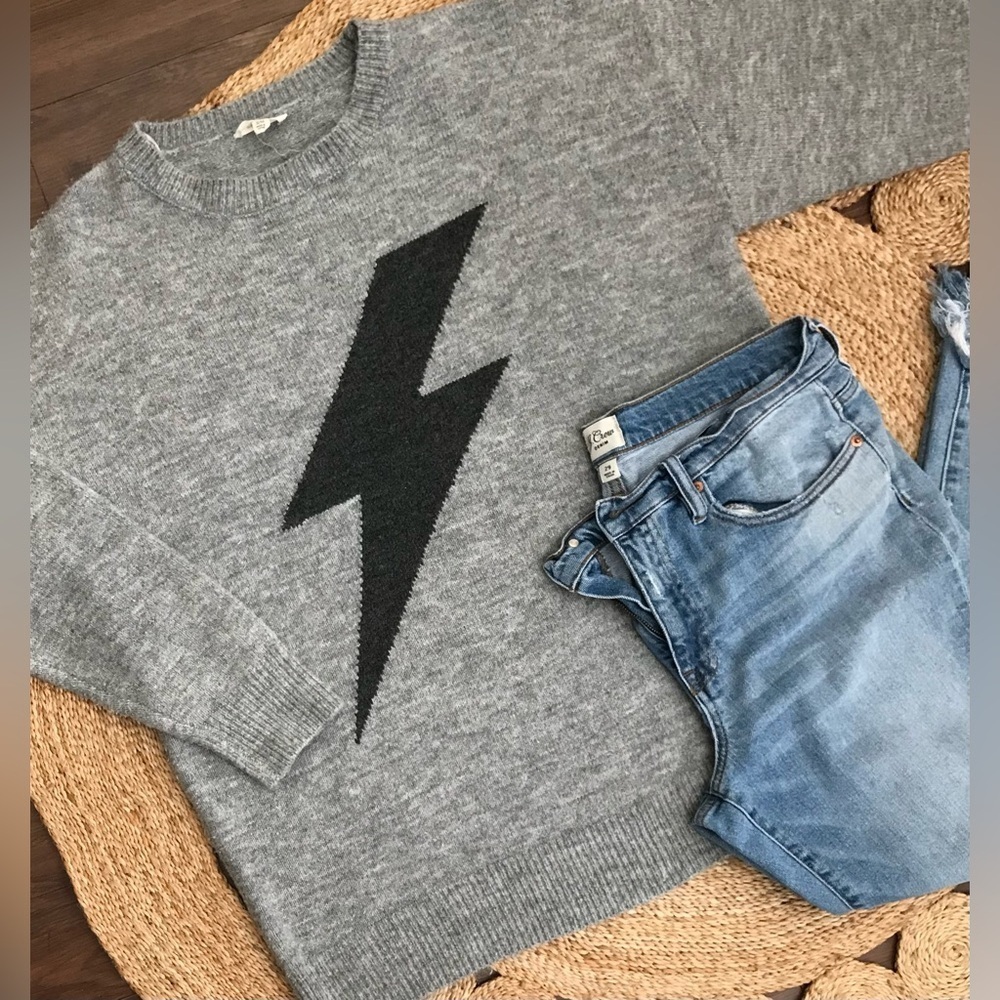 Lighting bolt sweater